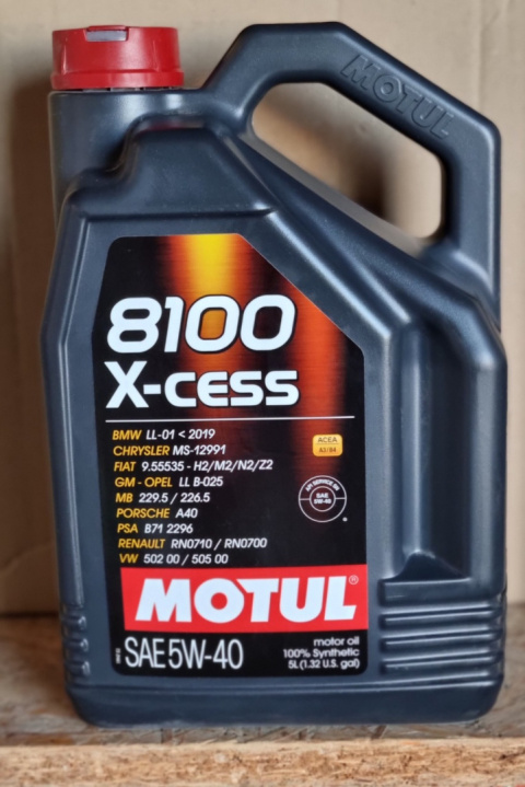 MOTUL 8100 XCESS 5W40, 5L