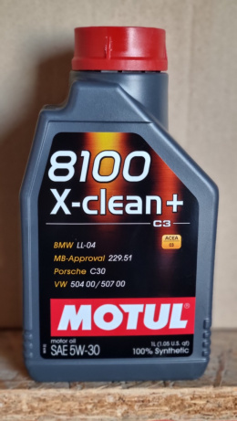 MOTUL 8100 XCLEAN + 5W30, 1L