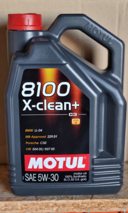 MOTUL 8100 XCLEAN + 5W30, 5L