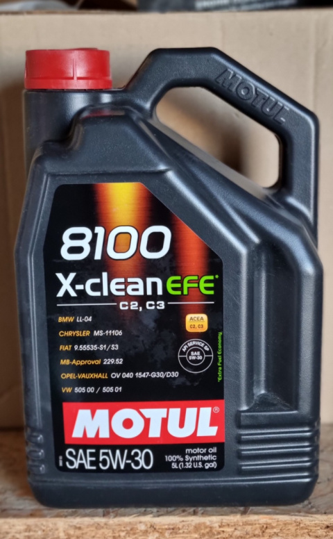 MOTUL 8100 X-CLEAN EFE 5W30, 4L