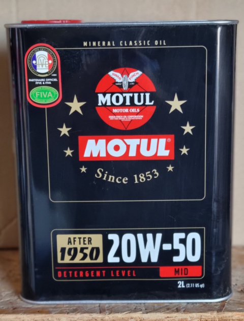MOTUL CLASSIC OIL SAE 20W50, 2L MOTUL CLASSIC OIL SAE 20W50, 2L