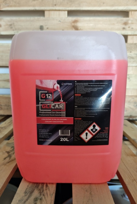 GLICAR PŁYN DO CHŁODNIC G12, 20L